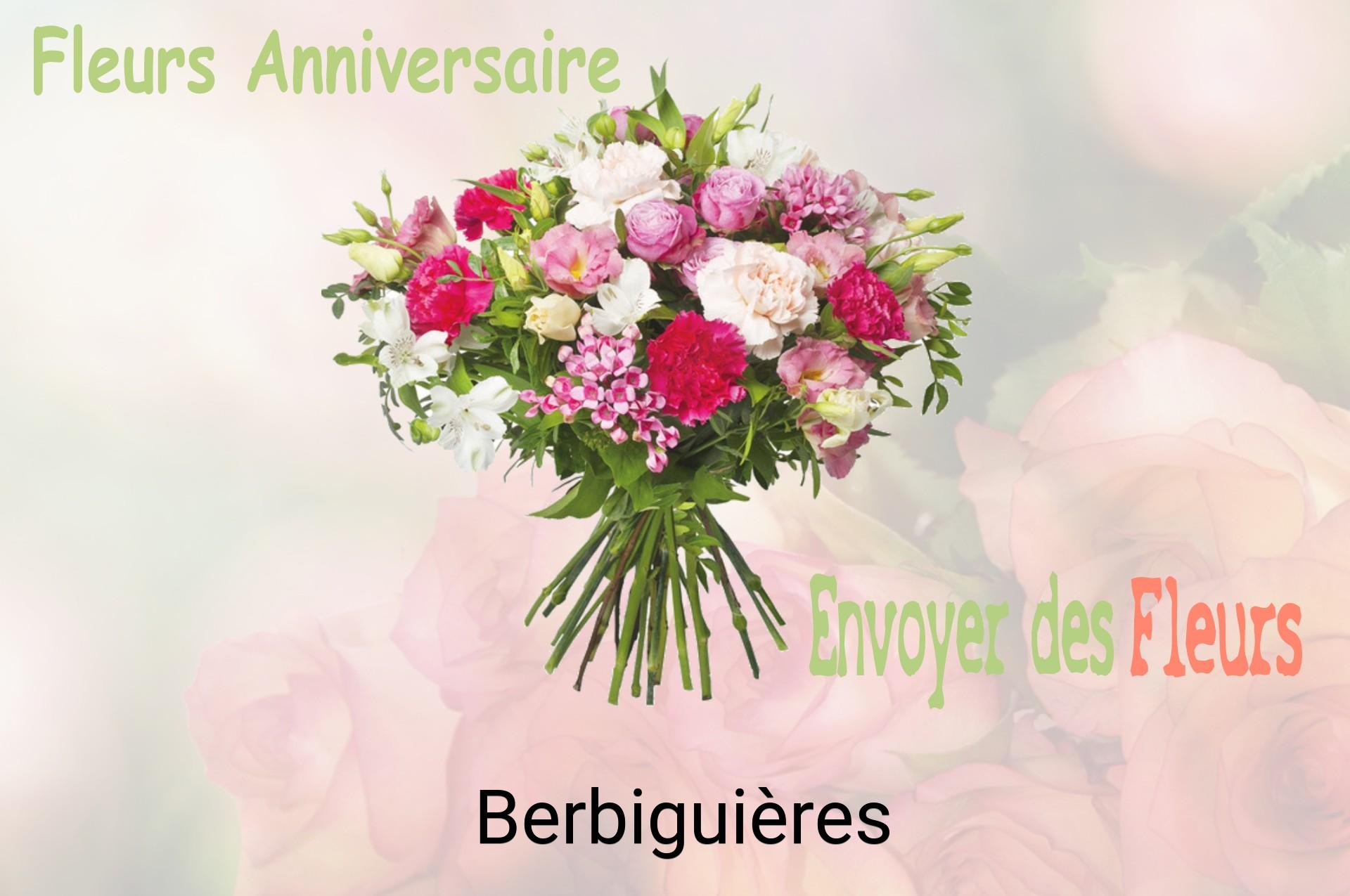 Bouquet de fleurs d’anniversaire livré à Berbiguières
